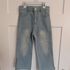 Kids Classic Wide Leg Denim Jeans